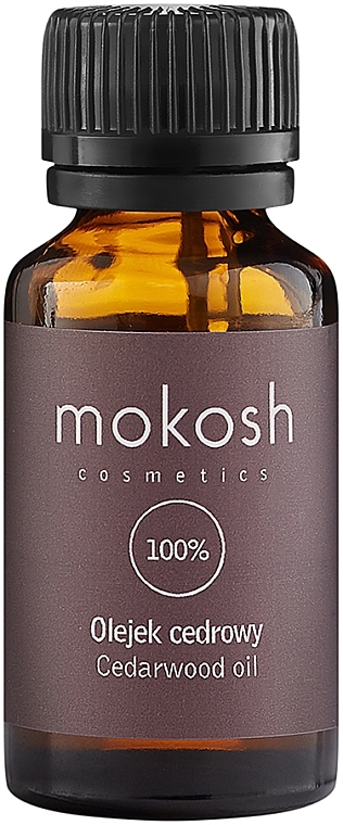 Олія косметична "Кедр" - Mokosh Cosmetics Cedarwood Oil — фото N1