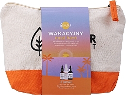 Духи, Парфюмерия, косметика Набор - Natur Planet Holiday Mast Have (f/ser/30 ml + b/oil/30 ml + rose water/50 ml + bag/1pc)