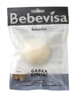 Спонж для вмивання - Bebevisa Pure Konjac Sponge — фото N1