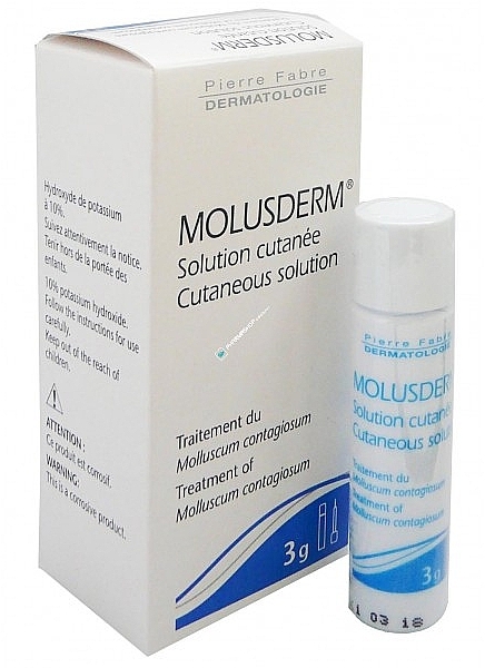 Раствор для лечения контагиозного моллюска - Pierre Fabre Dermatologie Moluderm — фото N2