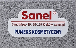 Пемза косметическая цветная, серая - Sanel — фото N1