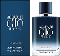 Giorgio Armani Acqua di Gio Profondo 2024 - Парфюмированная вода — фото N2
