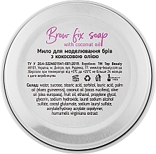 Мыло для бровей - Top Beauty Soap For Eyebrows — фото N3