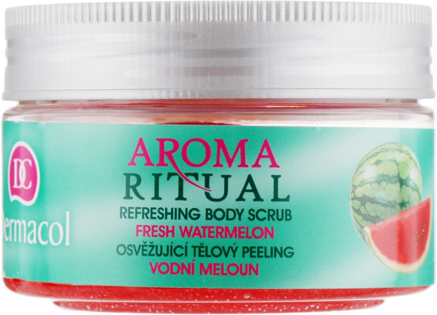 Скраб для тіла м'який "Свіжий кавун" - Dermacol Aroma Ritual Refreshing Body Scrub Watermelon — фото N1