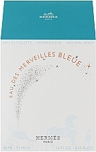Hermes Eau des Merveilles Bleue - Набор (edt/50ml + edt/7.5ml) — фото N1
