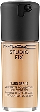 Тональна основа для обличчя - MAC Studio Fix Fluid SPF15 24HR Matte Foundation — фото N1
