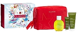 Clarins Eau Extraordinaire - Набор (edt/100ml + b/cr/100ml + sh/milk/30ml + bag/1pc)  — фото N1