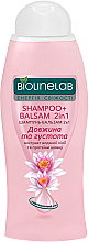 Парфумерія, косметика Шампунь-бальзам 2 в 1 "З екстрактом латаття та протеїнами шовку" - Biolinelab Shampoo + Balsam 2 in 1