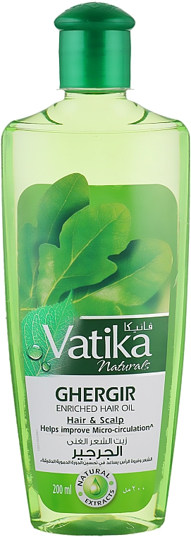 Масло для волос с рукколой - Dabur Vatika Hair Oil