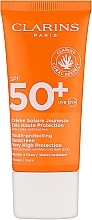 Сонцезахисний крем від зморшок - Clarins Youth-Protecting Sunscreen SPF 50 (тестер) — фото N1