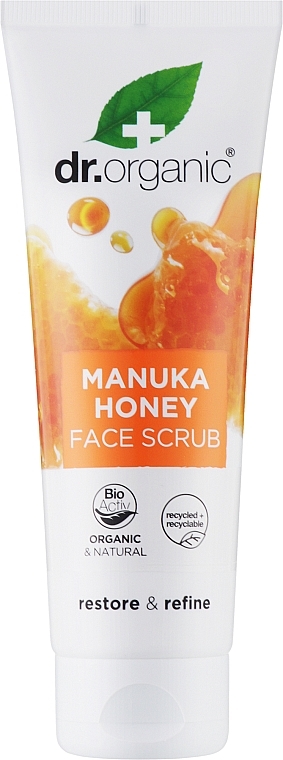 Скраб для лица "Манука Мед" - Dr. Organic Manuka Honey Face Scrub — фото N2
