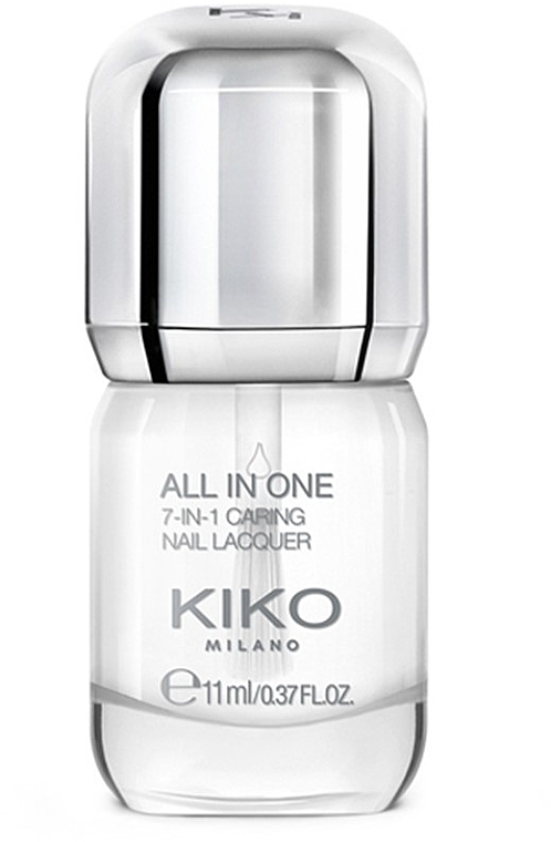 Засіб для догляду за нігтями 7 в 1 - Kiko Milano All in One 7-in-1 Caring Nail Lacquer — фото N1