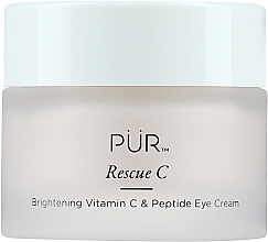 Ультракондиціонувальний підбадьорливий крем для очей - Pür Rescue C Brightening Vitamin C & Peptide Eye Cream — фото N1