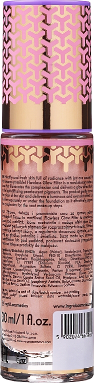 Сяйна база під макіяж - Ingrid Cosmetics Flawless Glow Filter — фото N2