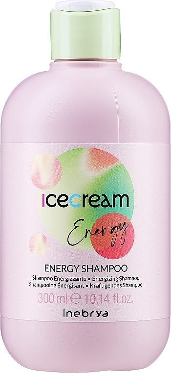 Тонизирующий шампунь против выпадения волос - Inebrya Ice Cream Energy Shampoo