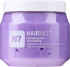 Маска для густого волосся - Hairmed N7 Re-building — фото N2