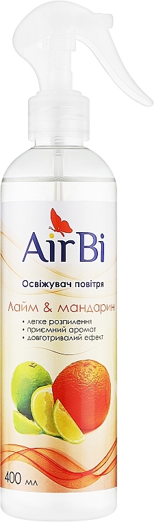 Рідкий освіжувач повітря "Лайм і мандарин" - Air Bi — фото N1
