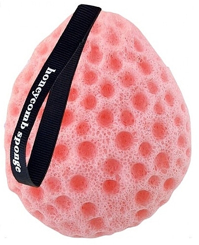 Губка для тіла, рожева - Ecarla Honeycomb Bath Sponge Pink — фото N1