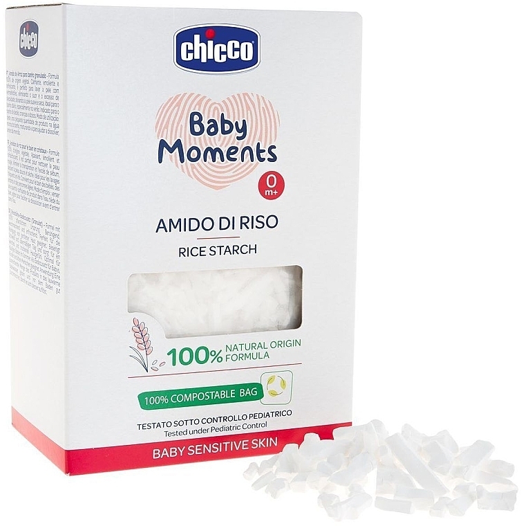 Рисовый крахмал для ванн для чувствительной кожи - Chicco Baby Moments — фото N5