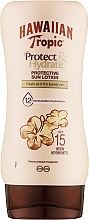 Духи, Парфюмерия, косметика Солнцезащитный увлажняющий лосьон - Hawaiian Tropic Protect & Hydrate Protective Sun Lotion SPF15