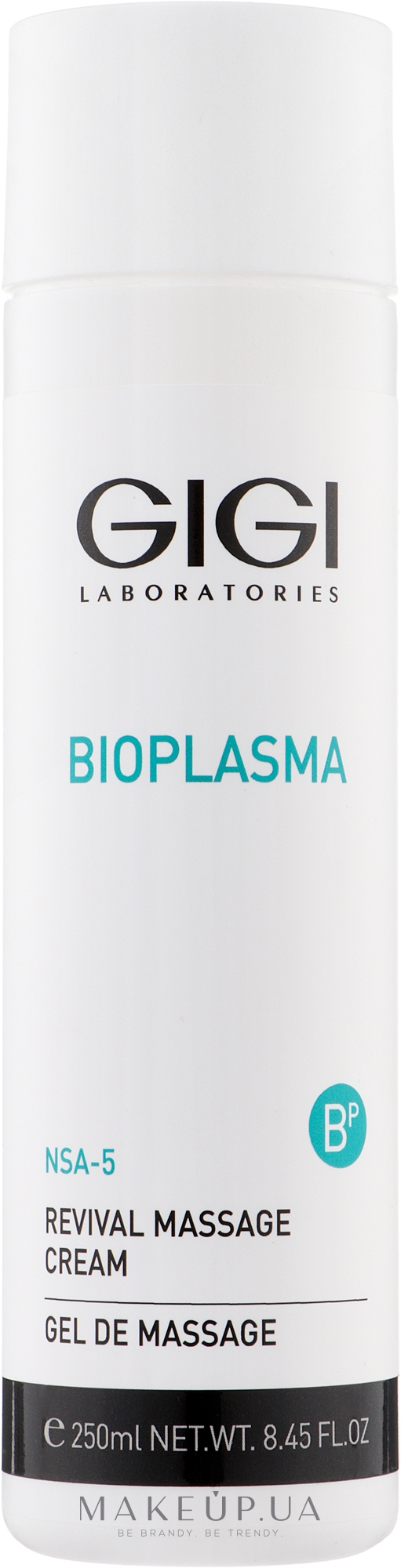 Массажный крем - Gigi Bioplasma NSA-5 Revival Massage Cream — фото 250ml