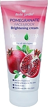 Духи, Парфюмерия, косметика Осветляющий крем для лица - Belle Jardin Home Spa Pomegranate Cream