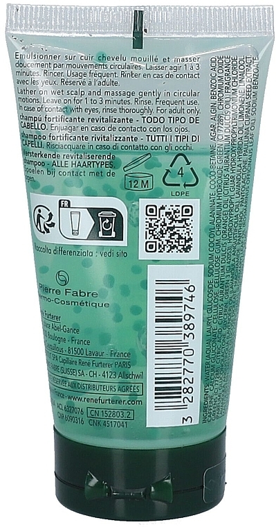 Зміцнювальний відновлювальний шампунь - Rene Furterer Forticea Strenghtening Revitalizing Shampoo — фото N2