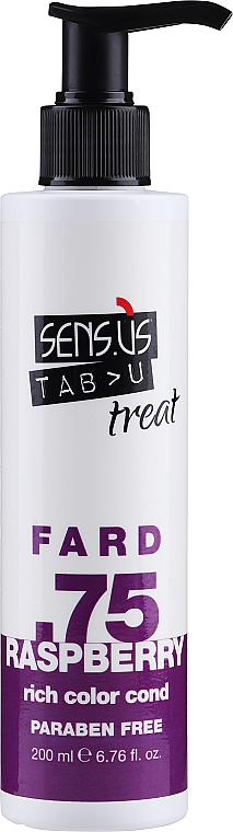 Тонувальний кондиціонер для волосся - Sensus Tabu Fard Rich Color Conditioner — фото N1