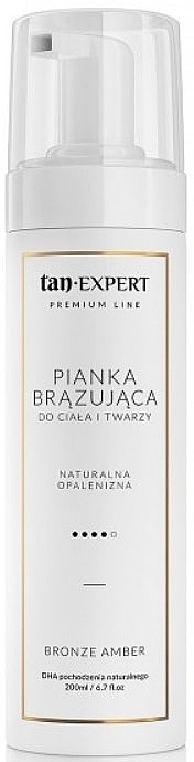 Пенка для автозагара - TanExpert Premium Line Bronze Amber Self-Tanning Foam — фото N1