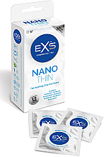 Ультратонкі презервативи, 12 шт. - EXS Condoms Nano Thin Ultra — фото N1