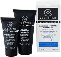 Парфумерія, косметика Набір - Collistar Linea Uomo (ash/balm/50ml + moist/30ml)