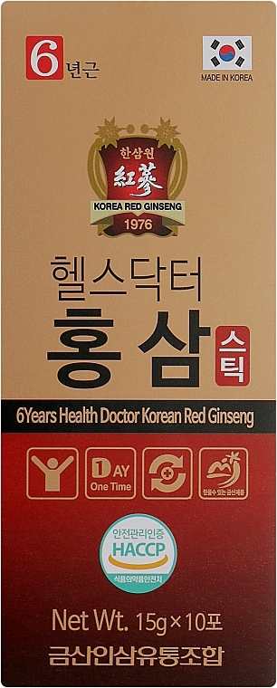 Харчова добавка "Червоний женьшень" - Skin Factory 6Years Red Ginseng Health Doctor