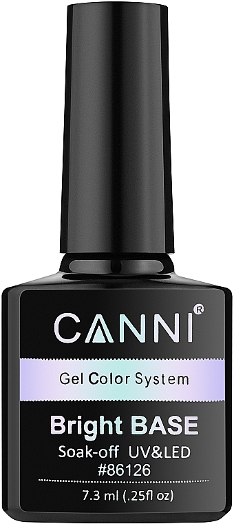 Цветное базовое покрытие - Canni Gel Color System Bright Base 