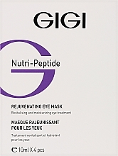 Пептидная контур-маска для век - Gigi Nutri-Peptide Rejuvenating Eye Mask — фото N1