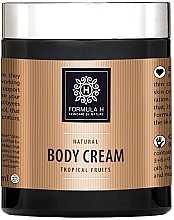 Парфумерія, косметика Крем для тіла - Formula H Tropical Fruits Body Cream Jar