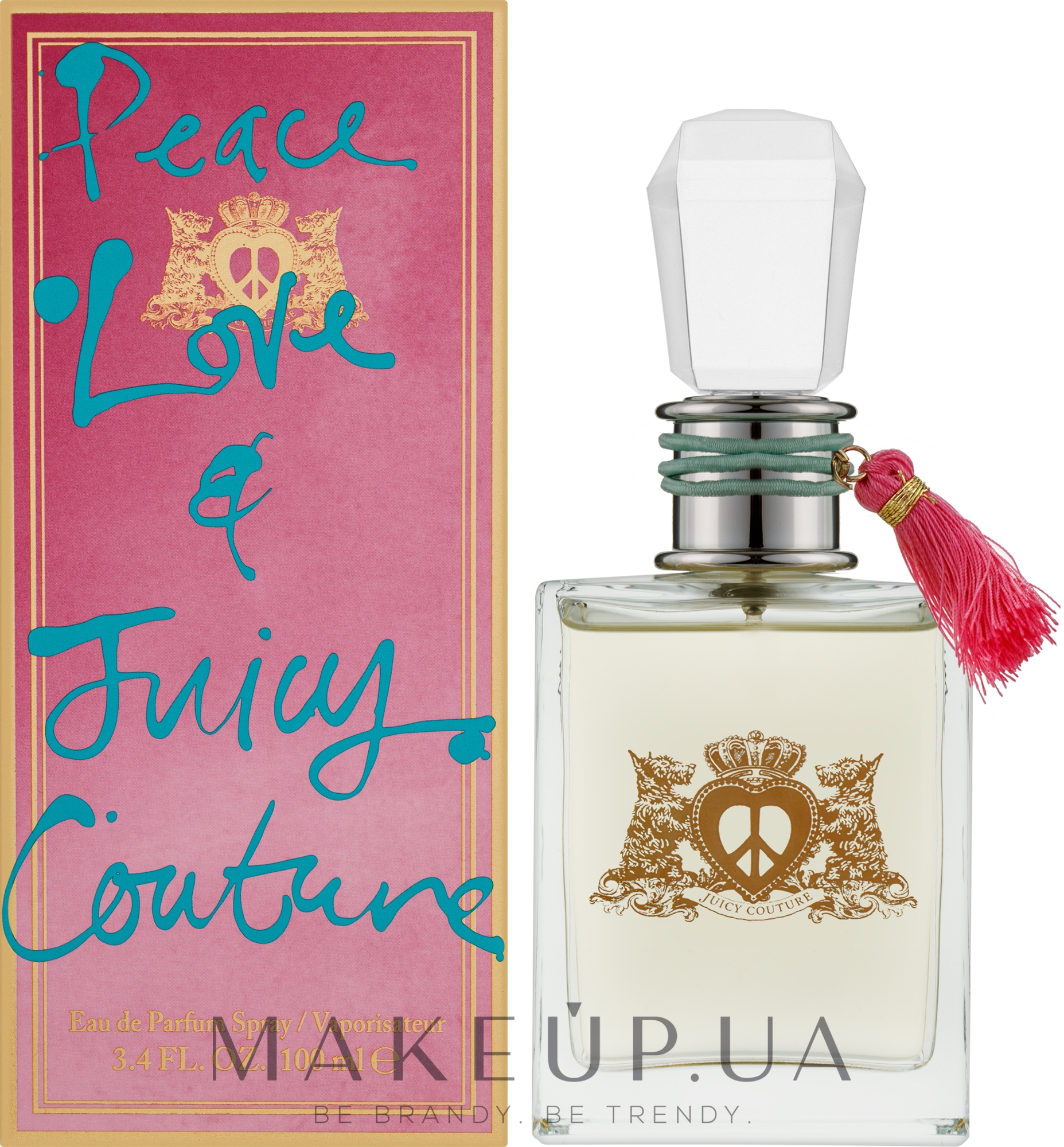 Juicy Couture Peace, Love & Juicy Couture - Парфумована вода — фото 100ml