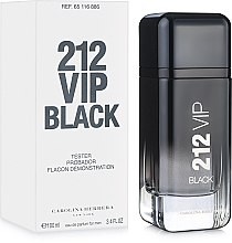 Carolina Herrera 212 VIP Black - Парфюмированная вода (тестер с крышечкой) — фото N2