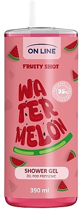 Гель для душа "Watermelon" - On Line Fruity Shot Shower Gel — фото N1