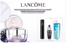 Парфумерія, косметика Набір - Lancome Renergie Eye Cream Set (eye/cr/15ml + serum/10ml + mascara/2ml + remov/30ml)