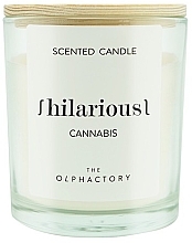 Парфумерія, косметика Ароматична свічка "Канабіс" - Ambientair The Olphactory Hilarious Cannabis Candle