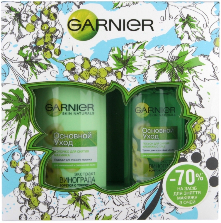 Набор "Основной уход" - Garnier Skin Naturals (milk/200ml + lot/125ml)