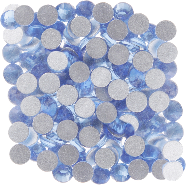 Декоративные кристаллы для ногтей "Light sapphire", размер SS 12, 100шт - Kodi Professional — фото N1