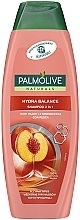 Шампунь 2в1 "Гідробаланс. Екстракт Персика" зволожуючий, шовковисте волосся - Palmolive Naturals — фото N3