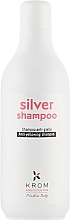 Шампунь проти жовтизни - Krom Silver Shampoo — фото N3