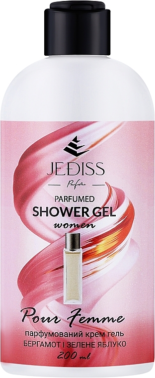 Парфумований гель для душу "Pour Femme" - Jediss Perfumed Shower Gel — фото N1