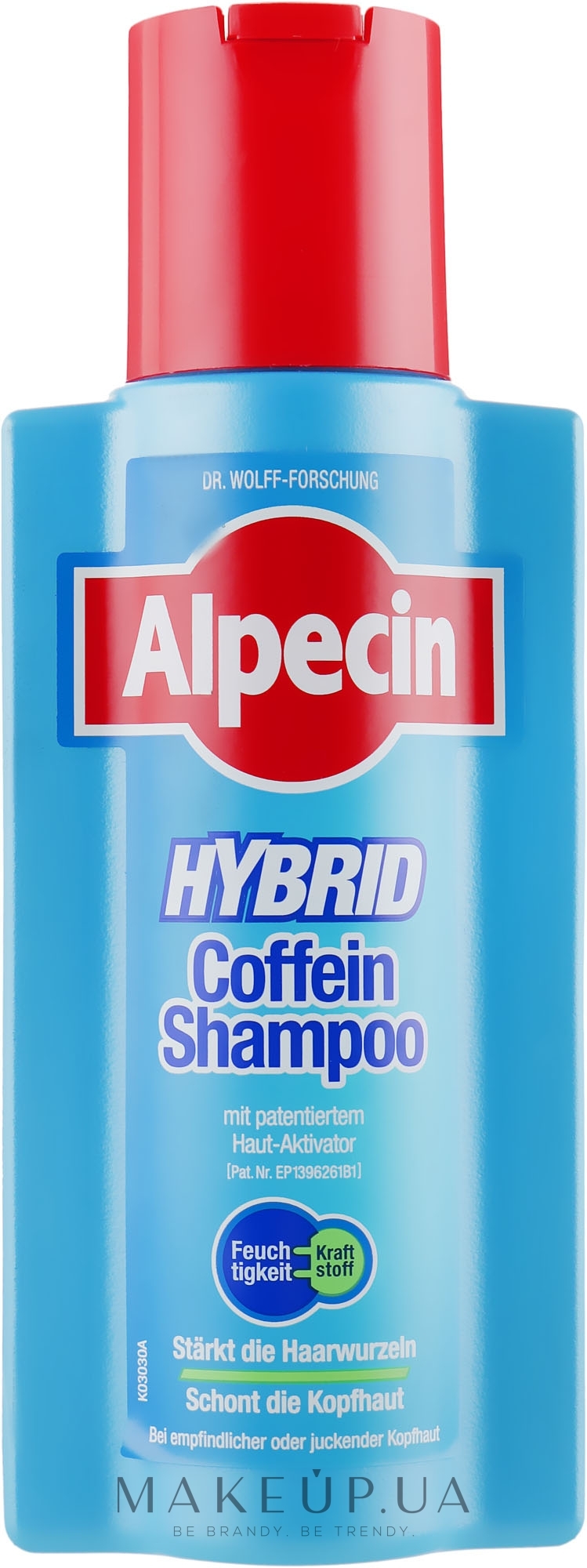 Шампунь для сухой кожи головы - Alpecin Hybrid Caffeine Shampoo — фото 250ml