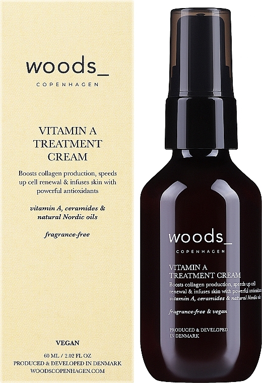 Лечебный крем для лица с витамином А - Woods Copenhagen Vitamin A Treatment Cream — фото N2