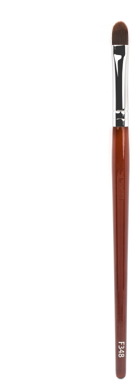 Плоский пензлик для нанесення пудрових текстур та кремових консистенцій, F348 - Muba Factory Brush Barocco — фото N2