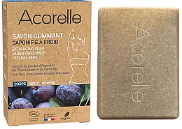 Парфумерія, косметика Відлущувальне мило для тіла - Acorelle Exfoliating Soap With Plum Kernel Powder