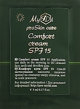 Восстанавливающий крем для чувствительной кожи - MyIDi Red-Off Comfort Cream SPF 15 (пробник) — фото N1
